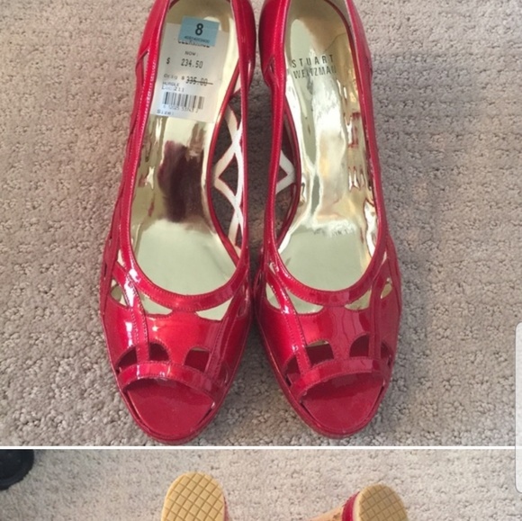 Gorgeous Stuart Weitzman Wedges!!! - Picture 1 of 2